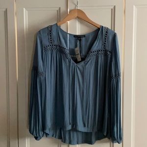 Nordstrom rack blue blouse
